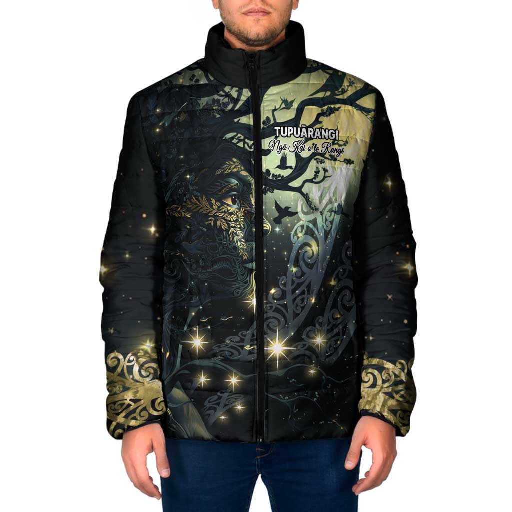 New Zealand Matariki Tupuarangi Padded Jacket Ng Kai o te Rangi - Aussie Hoodie