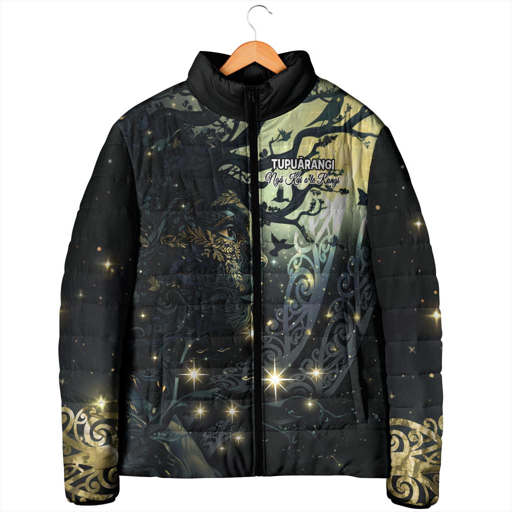 New Zealand Matariki Tupuarangi Padded Jacket Ng Kai o te Rangi - Aussie Hoodie