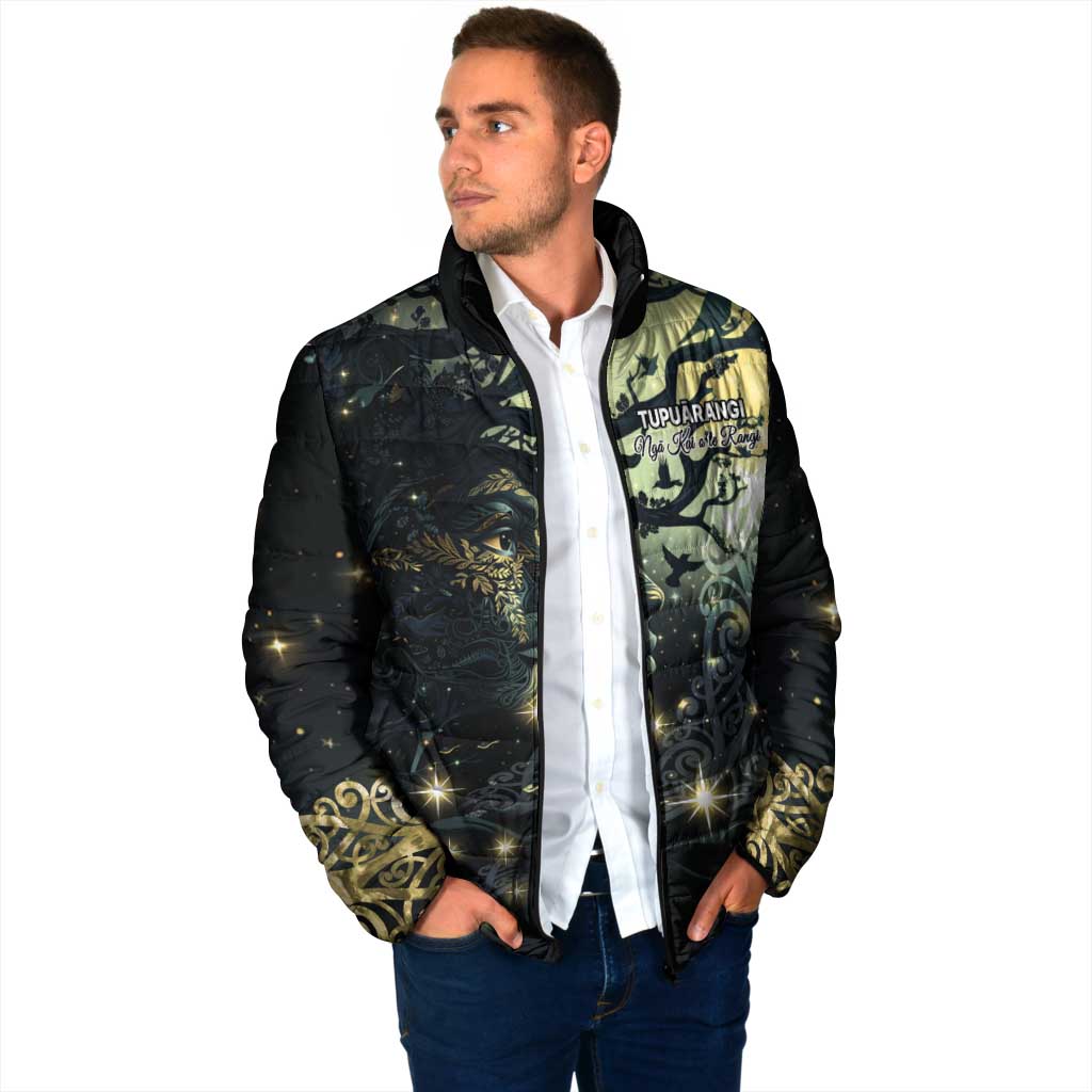 New Zealand Matariki Tupuarangi Padded Jacket Ng Kai o te Rangi - Aussie Hoodie