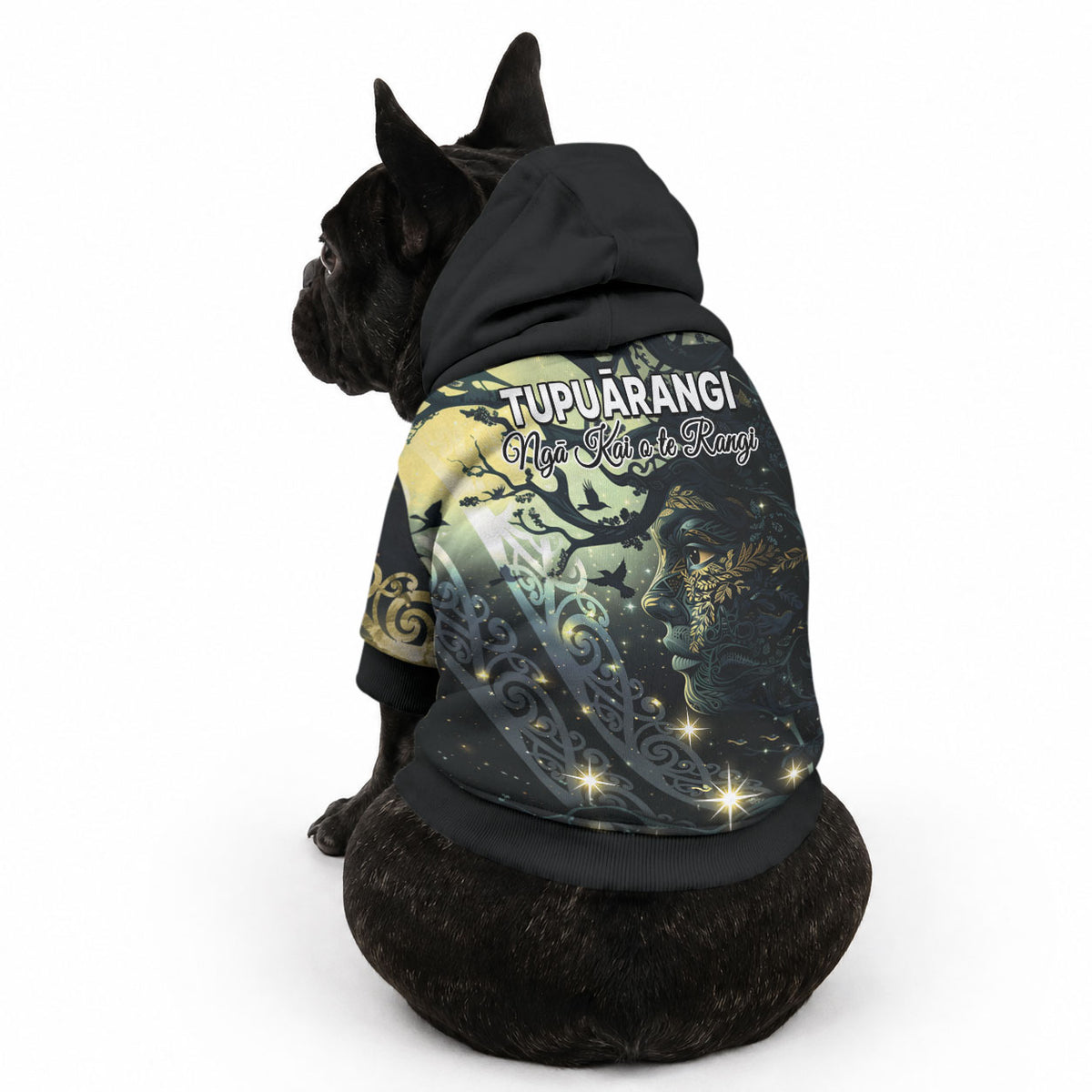 New Zealand Matariki Tupuarangi Pet Hoodie Ngā Kai o te Rangi