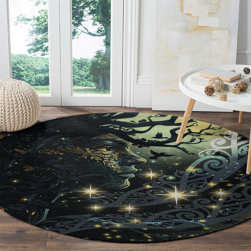 New Zealand Matariki Tupuarangi Round Carpet Ngā Kai o te Rangi