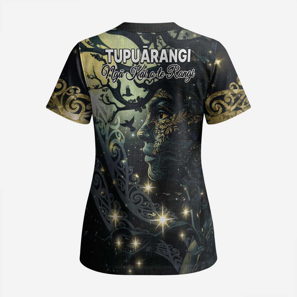 New Zealand Matariki Tupuarangi Scrub Top Ng Kai o te Rangi - Aussie Hoodie