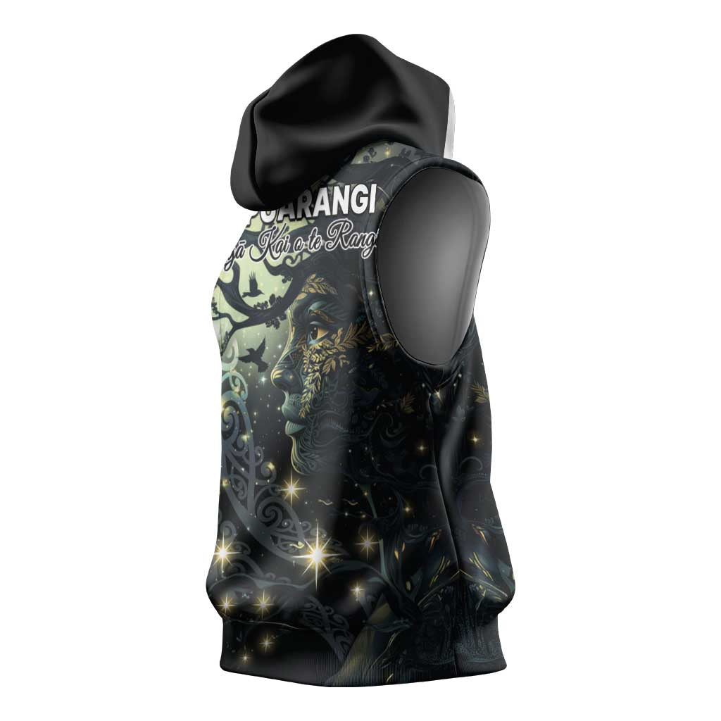 New Zealand Matariki Tupuarangi Sleeveless Hoodie Ng Kai o te Rangi - Aussie Hoodie