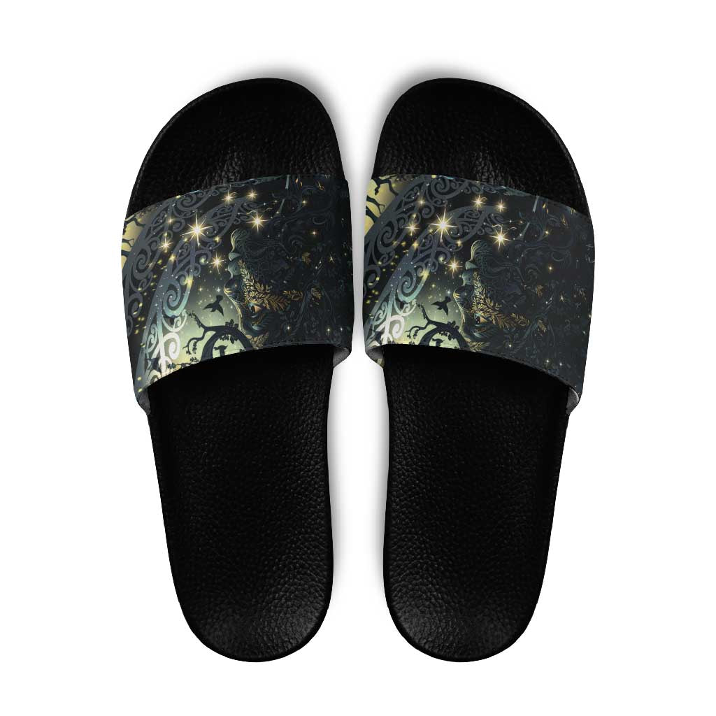 New Zealand Matariki Tupuarangi Slide Sandals Ng Kai o te Rangi - Aussie Hoodie