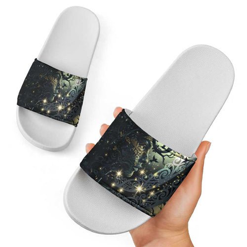 New Zealand Matariki Tupuarangi Slide Sandals Ng Kai o te Rangi - Aussie Hoodie