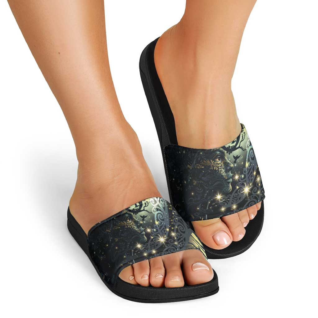 New Zealand Matariki Tupuarangi Slide Sandals Ng Kai o te Rangi - Aussie Hoodie