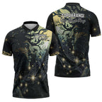 New Zealand Matariki Tupuarangi Zipper Polo Shirt Ng Kai o te Rangi - Aussie Hoodie