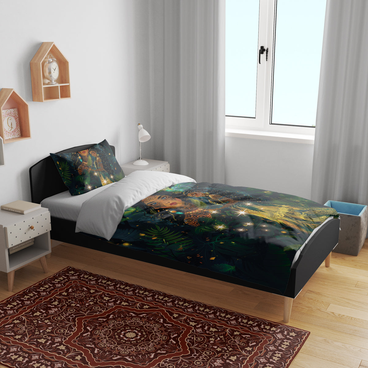 New Zealand Matariki Bedding Set Rongoā Māori Wellbeing and Good Luck