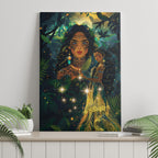 New Zealand Matariki Canvas Wall Art Rongoā Māori Wellbeing and Good Luck