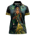 New Zealand Matariki Women Polo Shirt Rongoā Māori Wellbeing and Good Luck