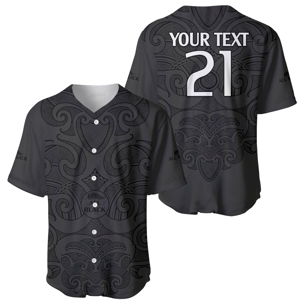 custom-text-and-number-new-zealand-rugby-baseball-jersey-all-black-fern-with-maori-tribal-pattern