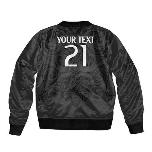 custom-text-and-number-new-zealand-rugby-bomber-jacket-all-black-fern-with-maori-tribal-pattern