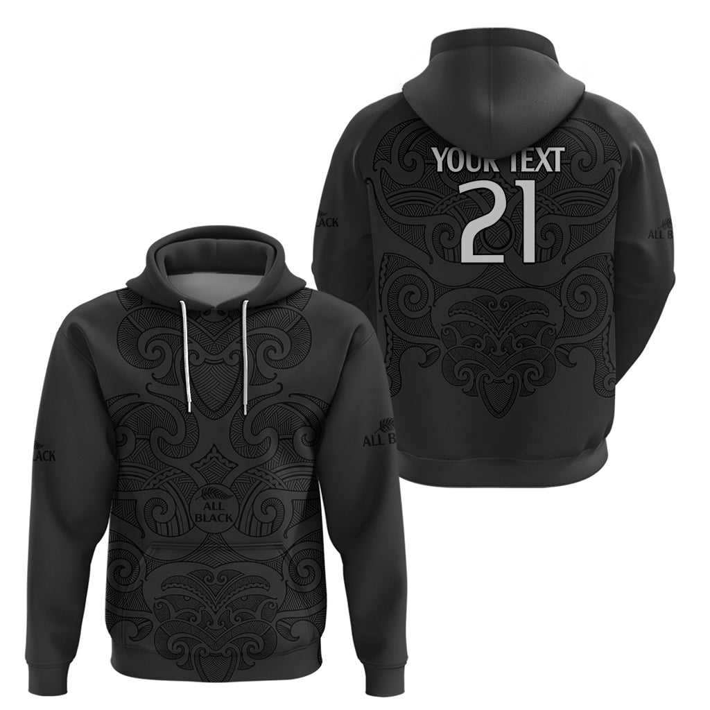 custom-text-and-number-new-zealand-rugby-hoodie-all-black-fern-with-maori-tribal-pattern