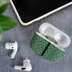 New Zealand Maori Niho Taniwha AirPods Case Kakariki Mangopare and Puhoro Pattern - Aussie Hoodie