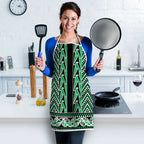 New Zealand Maori Niho Taniwha Apron Kakariki Mangopare and Puhoro Pattern - Aussie Hoodie