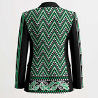 New Zealand Maori Niho Taniwha Blazer Kakariki Mangopare and Puhoro Pattern - Aussie Hoodie
