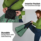 New Zealand Maori Niho Taniwha Grocery Bag Kakariki Mangopare and Puhoro Pattern
