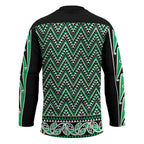 New Zealand Maori Niho Taniwha Hockey Jersey Kakariki Mangopare and Puhoro Pattern - Aussie Hoodie