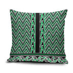 New Zealand Maori Niho Taniwha Pillow Cover Kakariki Mangopare and Puhoro Pattern - Aussie Hoodie