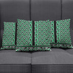 New Zealand Maori Niho Taniwha Pillow Cover Kakariki Mangopare and Puhoro Pattern - Aussie Hoodie
