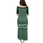 New Zealand Maori Niho Taniwha Puletasi Kakariki Mangopare and Puhoro Pattern