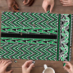 New Zealand Maori Niho Taniwha Puzzle Kakariki Mangopare and Puhoro Pattern - Aussie Hoodie