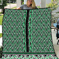 New Zealand Maori Niho Taniwha Quilt Kakariki Mangopare and Puhoro Pattern