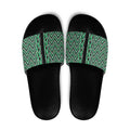 New Zealand Maori Niho Taniwha Slide Sandals Kakariki Mangopare and Puhoro Pattern - Aussie Hoodie