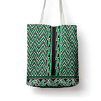 New Zealand Maori Niho Taniwha Tote Bag Kakariki Mangopare and Puhoro Pattern - Aussie Hoodie