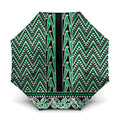 New Zealand Maori Niho Taniwha Umbrella Kakariki Mangopare and Puhoro Pattern - Aussie Hoodie