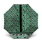 New Zealand Maori Niho Taniwha Umbrella Kakariki Mangopare and Puhoro Pattern - Aussie Hoodie