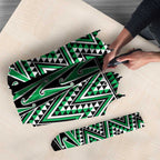 New Zealand Maori Niho Taniwha Umbrella Kakariki Mangopare and Puhoro Pattern - Aussie Hoodie