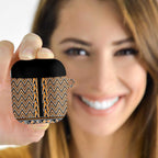 New Zealand Maori Niho Taniwha AirPods Case Karaka Mangopare and Puhoro Pattern - Aussie Hoodie