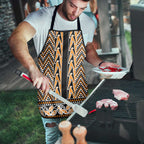 New Zealand Maori Niho Taniwha Apron Karaka Mangopare and Puhoro Pattern - Aussie Hoodie