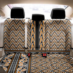 New Zealand Maori Niho Taniwha Back Car Seat Cover Karaka Mangopare and Puhoro Pattern