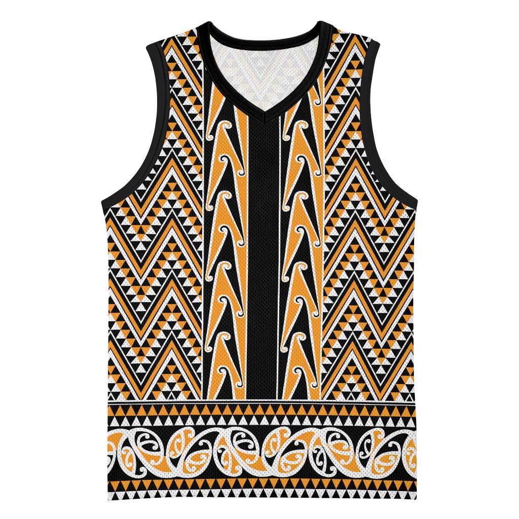 New Zealand Maori Niho Taniwha Basketball Jersey Karaka Mangopare and Puhoro Pattern - Aussie Hoodie