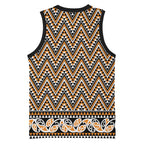 New Zealand Maori Niho Taniwha Basketball Jersey Karaka Mangopare and Puhoro Pattern - Aussie Hoodie
