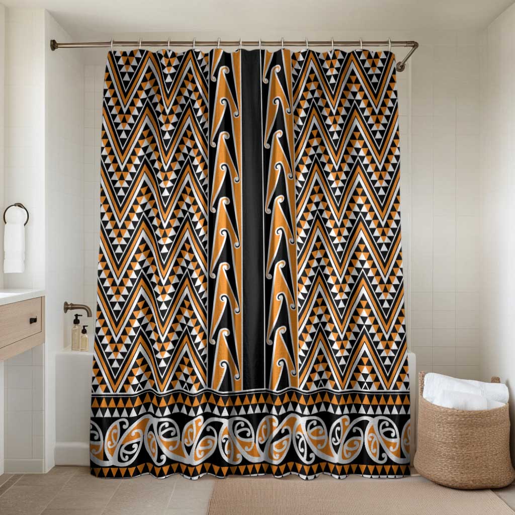 New Zealand Maori Niho Taniwha Bathroom Set Karaka Mangopare and Puhoro Pattern - Aussie Hoodie