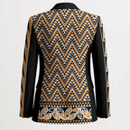 New Zealand Maori Niho Taniwha Blazer Karaka Mangopare and Puhoro Pattern - Aussie Hoodie