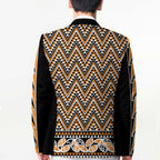 New Zealand Maori Niho Taniwha Blazer Karaka Mangopare and Puhoro Pattern - Aussie Hoodie