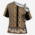 New Zealand Maori Niho Taniwha Cross Shoulder Shirt Karaka Mangopare and Puhoro Pattern - Aussie Hoodie