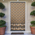 New Zealand Maori Niho Taniwha Door Cover Karaka Mangopare and Puhoro Pattern - Aussie Hoodie