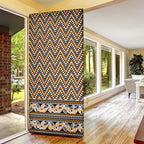 New Zealand Maori Niho Taniwha Door Cover Karaka Mangopare and Puhoro Pattern - Aussie Hoodie