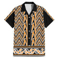 New Zealand Maori Niho Taniwha Family Matching Mermaid Dress and Hawaiian Shirt Karaka Mangopare and Puhoro Pattern