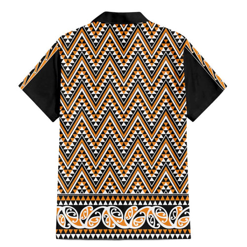 New Zealand Maori Niho Taniwha Family Matching Mermaid Dress and Hawaiian Shirt Karaka Mangopare and Puhoro Pattern