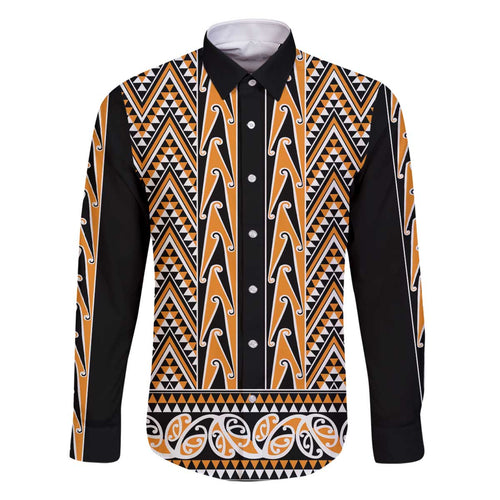 New Zealand Maori Niho Taniwha Family Matching Off The Shoulder Long Sleeve Dress and Hawaiian Shirt Karaka Mangopare and Puhoro Pattern