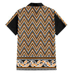 New Zealand Maori Niho Taniwha Family Matching Puletasi and Hawaiian Shirt Karaka Mangopare and Puhoro Pattern