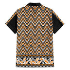 New Zealand Maori Niho Taniwha Hawaiian Shirt Karaka Mangopare and Puhoro Pattern