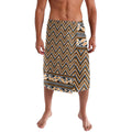 New Zealand Maori Niho Taniwha Lavalava Karaka Mangopare and Puhoro Pattern