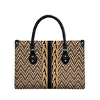 New Zealand Maori Niho Taniwha Leather Bag Karaka Mangopare and Puhoro Pattern - Aussie Hoodie
